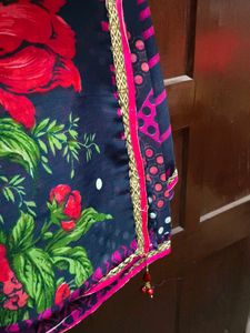 Floral Print Saree