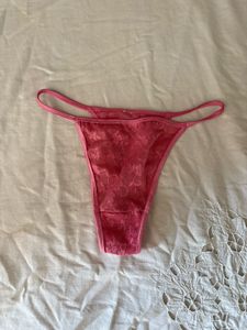 Beautiful Pink Thong Panty
