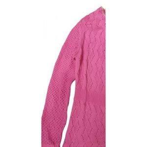 Pink Cable Knit Cardigan shrug