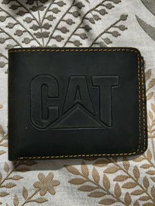 CAT Leather Wallet with Box