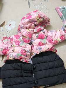 Floral Toddler Puffer Jacket