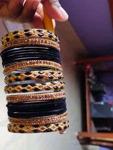 Beautiful 😻 Black Velvet Bangles😘😘