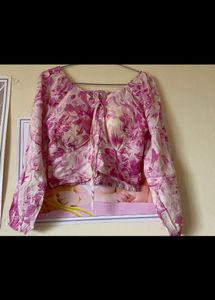 Zara Pink Top New With Tag