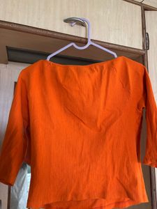 Orange Casual top