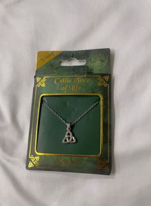 Irish Real Silver Celtic Tree of Life Necklace