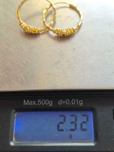 Real Holmark Huid Gold Earrings