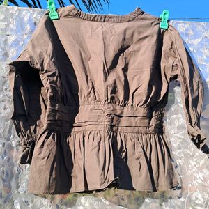 Cute olive green blouse