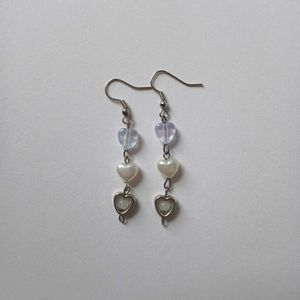 Heart Drop Earrings