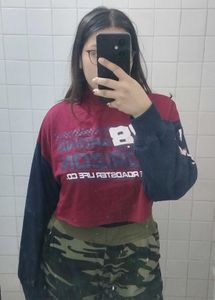 Roadster Cropped Sweatshirt