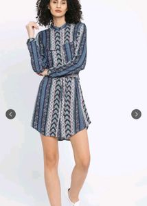 Size M/L 🎁Buy 2 Get 1 Free 🎁Striped Shirt Dress