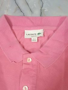 Pink Lacoste Polo Shirt 💎