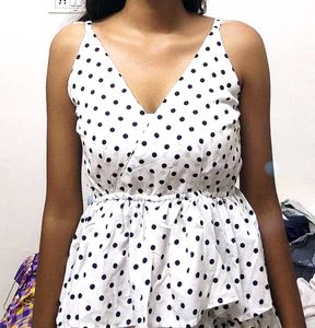 Polka Dot Ruffle Dress