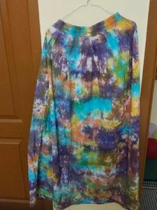 Tie-Dye Wide skirt