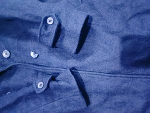 Navy Blue Long Coat
