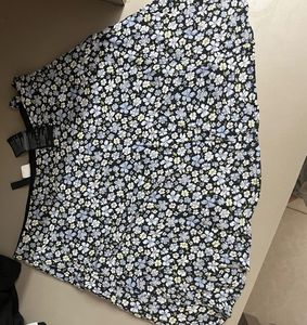 Floral Mini Skirt