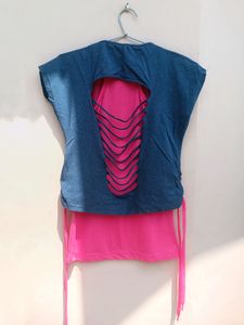 Tee with camisole tank top (UNUSED)
