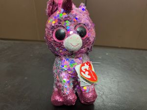 TY - Unicorn Pink Soft Toy