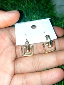Square Drop Earrings