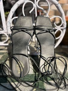 Trendy Lace-Up Sandals