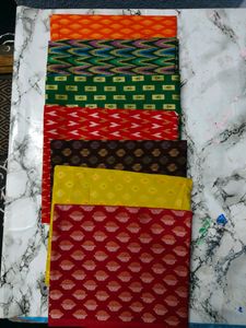 Banaras Cotton Designer Blouse Piece -1 Meter