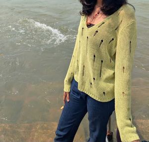 Korean Style Crochet Top