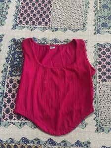 Pink Corset Top