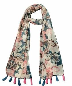 Floral Print Scarf Set