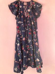 AJIO Floral Mini Dress