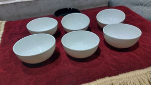 Set Of 6 Porcelain Bowls