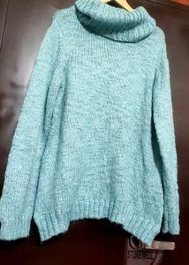 Light Sea🌊Green Winter Top For 42 Bust