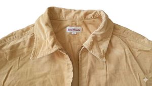 Vintage Corduroy Zip-Up Shirt Jacket