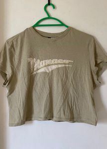 H&M Graphic Crop Top