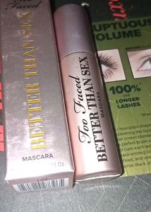 Too Faced Better Than Sex Mascara + Lip Injection