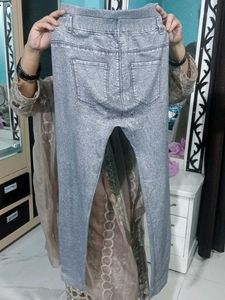 Gray Jeggings like new grey colour legging ❤️