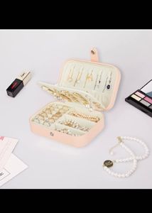 Pink Travel Jewellery Organiser