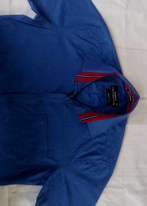 Stylish Blue Men's Shirt