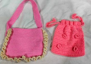 Crochet Bag And Potli Combo