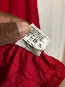 Under Armour Red Long Sleeve T Shirt