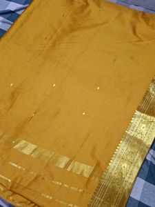 Gold Striped Fabric