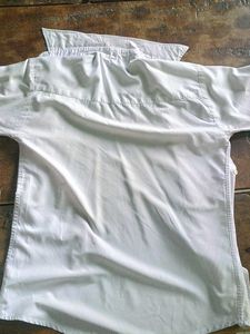 Classic White Button-Down Shirt