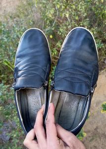 Leather Black Shoes Men- size 265/ 43