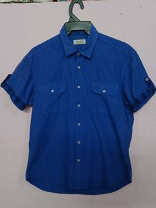 ZARA MAN Men&#39;s Blue Shirt