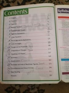 Class 7 Maths Book CCE Pattern