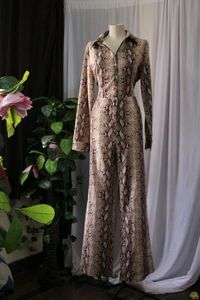 Urbanic Snakeskin Print Jumpsuit