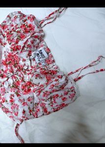 Floral Print Bustier🦋