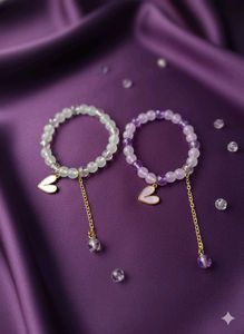 2-Beaded Heart Bracelets