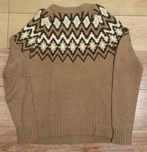 Patterned Knit Sweater