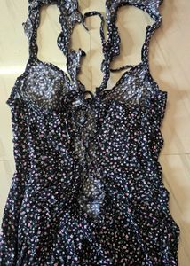 Floral Print Mini Dress