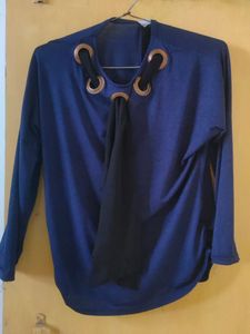 Blue Party Wear Top