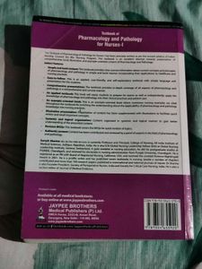 Pharmacology &amp; Pathology Textbook Part-1(3rd Sem).